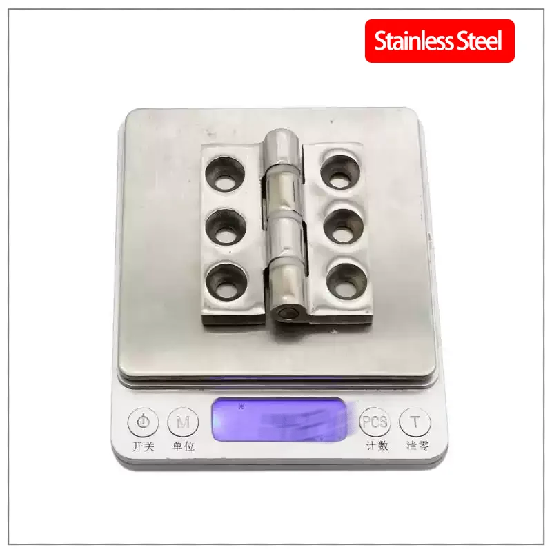 

2pcs Stainless Steel Silent Damping Hinge for Industrial Electrical Machinery Thickened Load-Bearing Cabinet Door Hinge