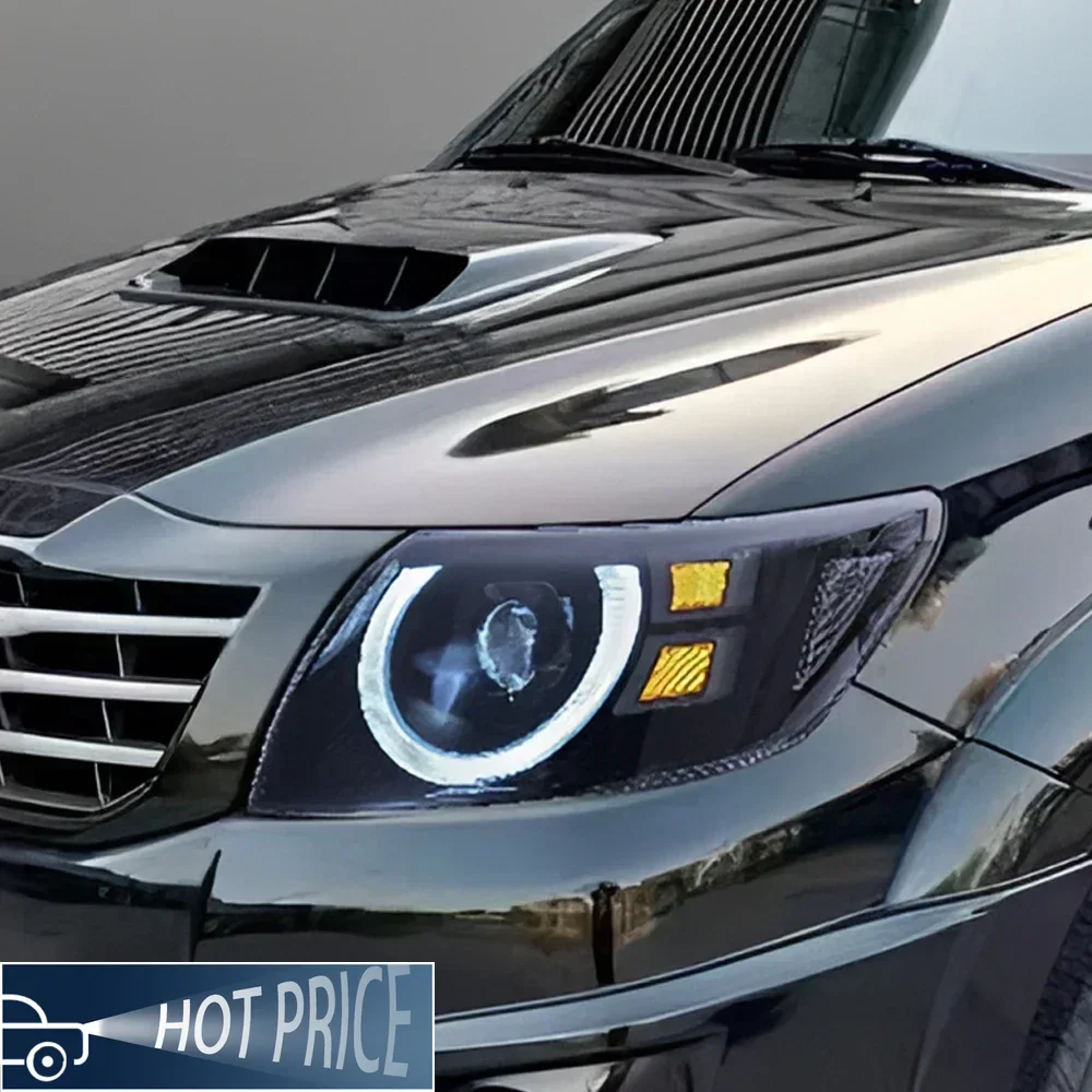 Car Headlights For Toyota Hilux Revo Vigo 2008-2011 All New Upgrade LED High Configuration Projector Lens Hot Sale Accessories