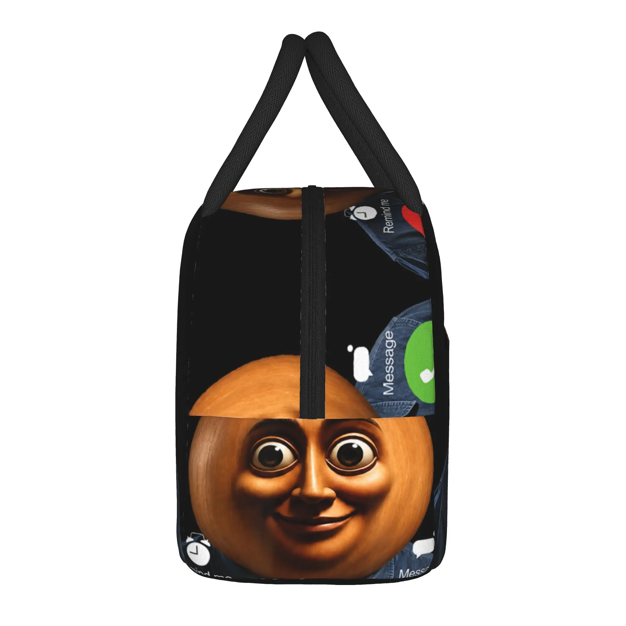 Tung Onion is Calling Brainrot Meme Lunch Bag  Outdoor Picnic Lunch Box For Women Print Thermal Tote Handbags Oxford Cooler Bag