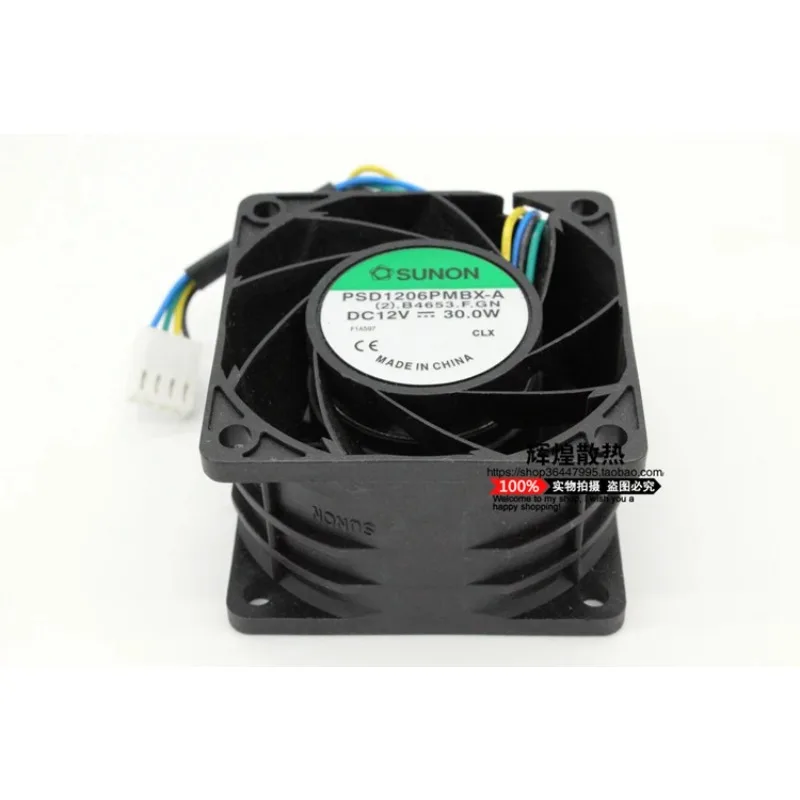 JFG For SUNON PSD1206PMBX-A 30W 6038 12V 6CM Cooling Fan