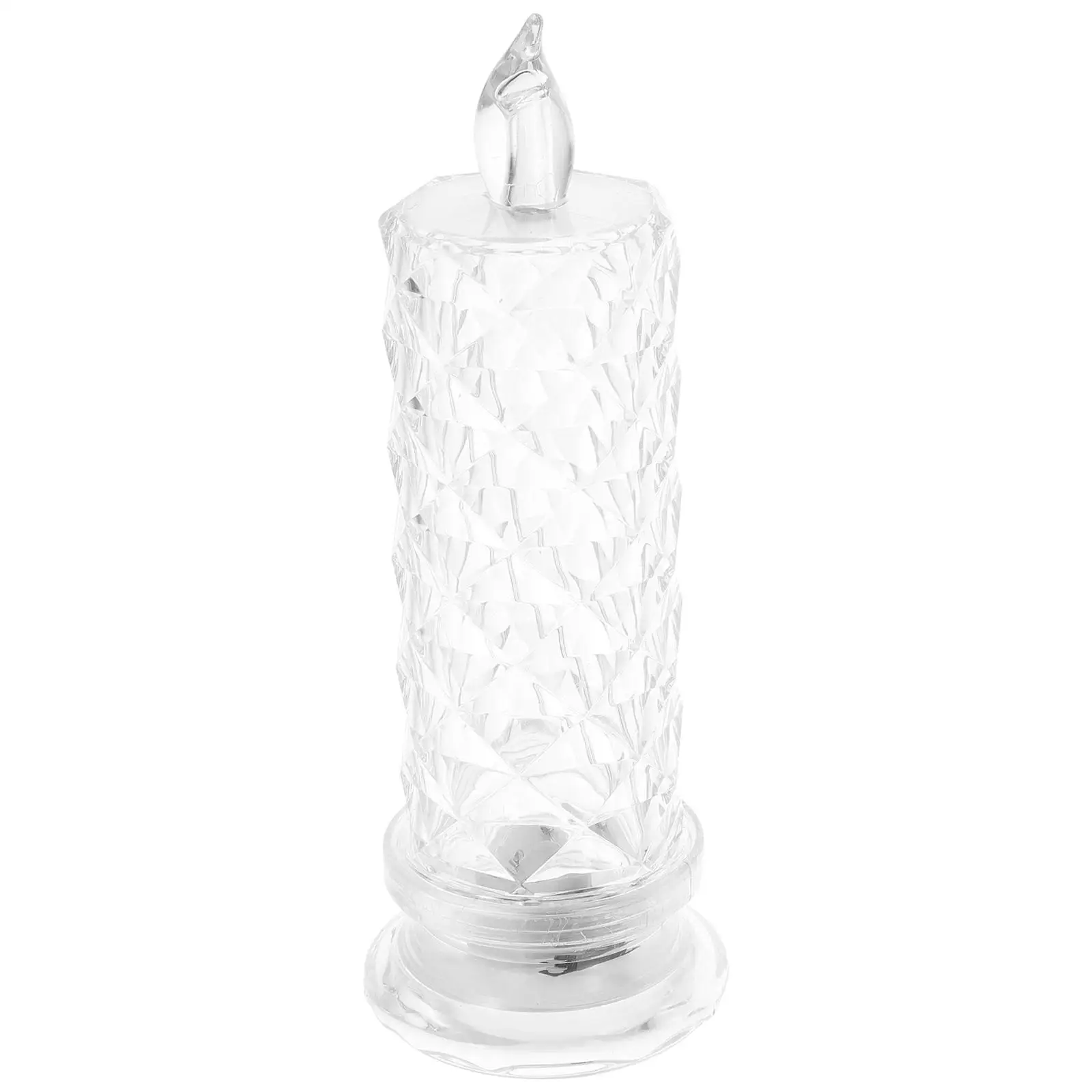 

LED Electronic Lamp Realistic Flameless HomeDecoration Artificial Wax Light Party Gifts Rose Design LED Lighting