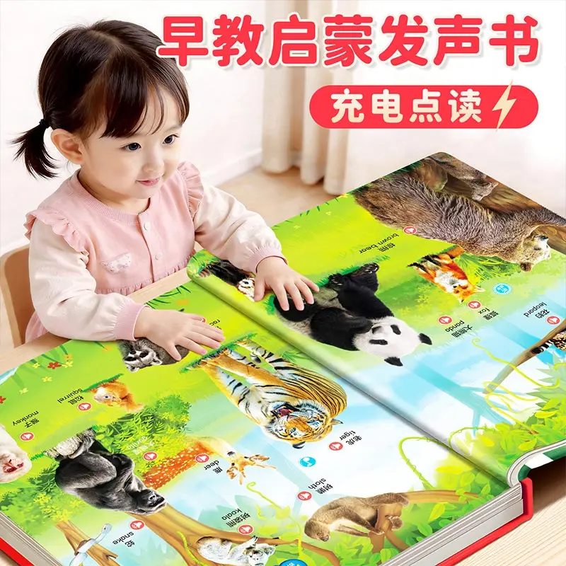 Children Traditional Culture Sound Book, Idiom Stories with Pinyin, Preschool Early Language & Cognitive Enlightenment Reading