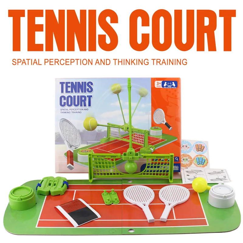 Kids Tabletop Tennis Battle Game Set, Parent-Child Interactive Party Toy Kit