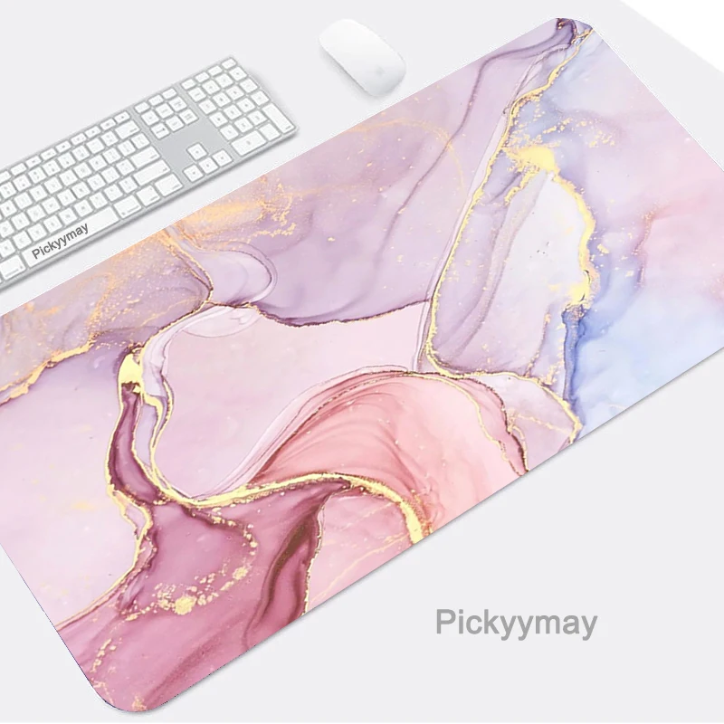 Đá Cẩm Thạch Miếng Lót Chuột Máy Tính Chơi Game Mousepad Lớn Tấm Lót Chuột Máy Tính Game Thủ, Bàn Phím Bàn Thảm Bàn Thảm Cao Su Chống Trơn Trượt nhỏ Thảm