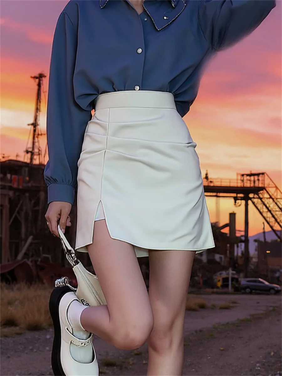 

Юбки А-силуэта с боковыми разрезами 2025: Женская зимняя одежда, мини-юбки с пайетками, коктейльные, гламурные, блестящие, вечерние для девушек