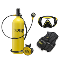 DIDEEP 20Mpa Underwater 20-30 Mins 2 L Scuba Air Snorkel Tank Set