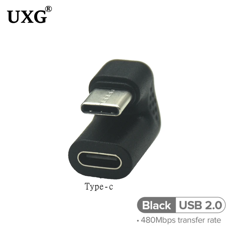 1 sztuk w kształcie litery U 5 gb/s w górę w dół 180 stopni kątowy USB 3.0 USB2.0 TYPE-C Usb c 10 gb/s M/F Adapter rozszerzenie męskie i żeńskie