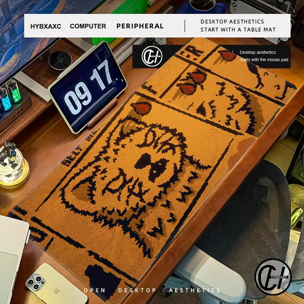 

HYBXAXC 80x40cm Inscryption Mouse Pad Keyboard Mouse stitch Mouse pad,Desk Mats,Gaming Accessories,PC Parts XXL90x40cm MousePad