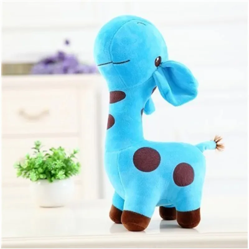 18cm Unisex Cute Gift Plush Giraffe Soft Toy Animal Dear Doll Baby Kid Child Christmas Birthday Happy Colorful Gifts image 3