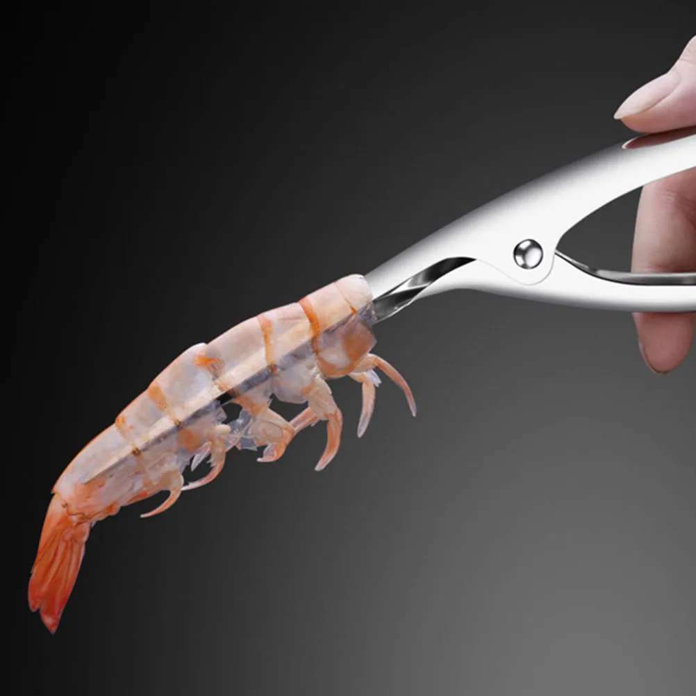 

3Pcs Shrimp Line Remover Curved Contours Comfortable Handle Grip Professional Personal Use Shrimp Cleaning Cutter