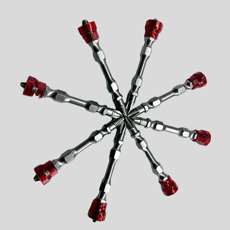 Hot Sale 65mm Single/Double End Magnetic Screwdriver Bits, PH2 Hex Shank Drill Bits with Magnetic Ring