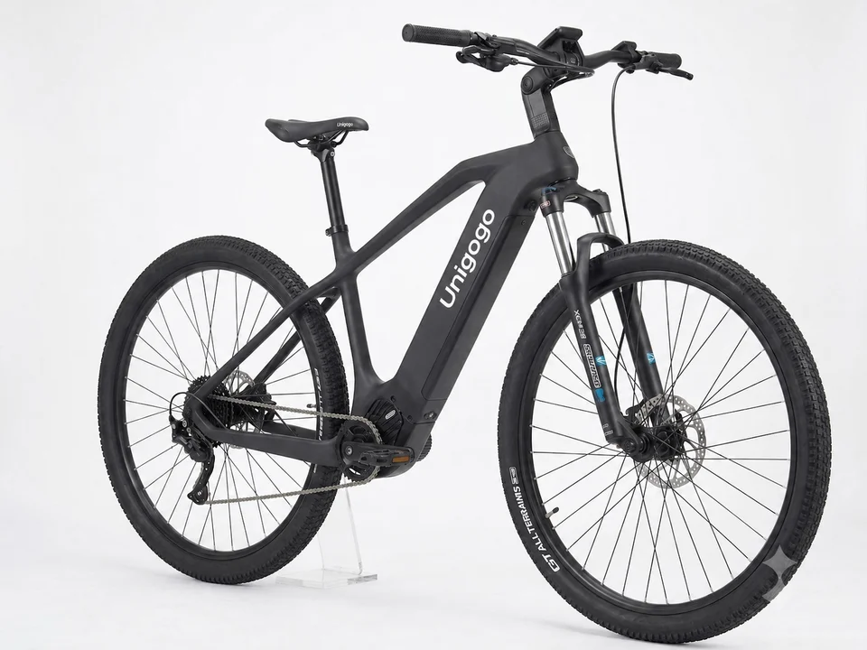 M9 OEM Off-Road Electric Bicycle Powerful Motor Full Suspension Mountain Ebike Urban Commuter Bike image 6