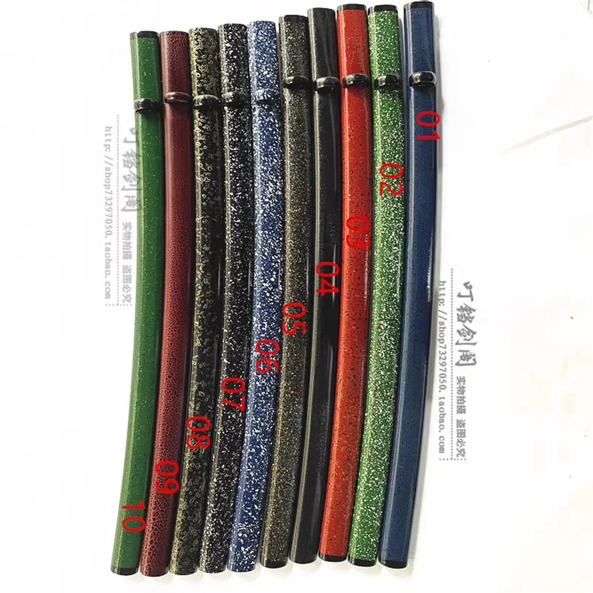 

76cm Curved Solid Wood Wooden Samurai Katana Saya Sheath Scabbard Accessories for 73*3.2*0.7cm Blade of Japanese Samurai Sword's