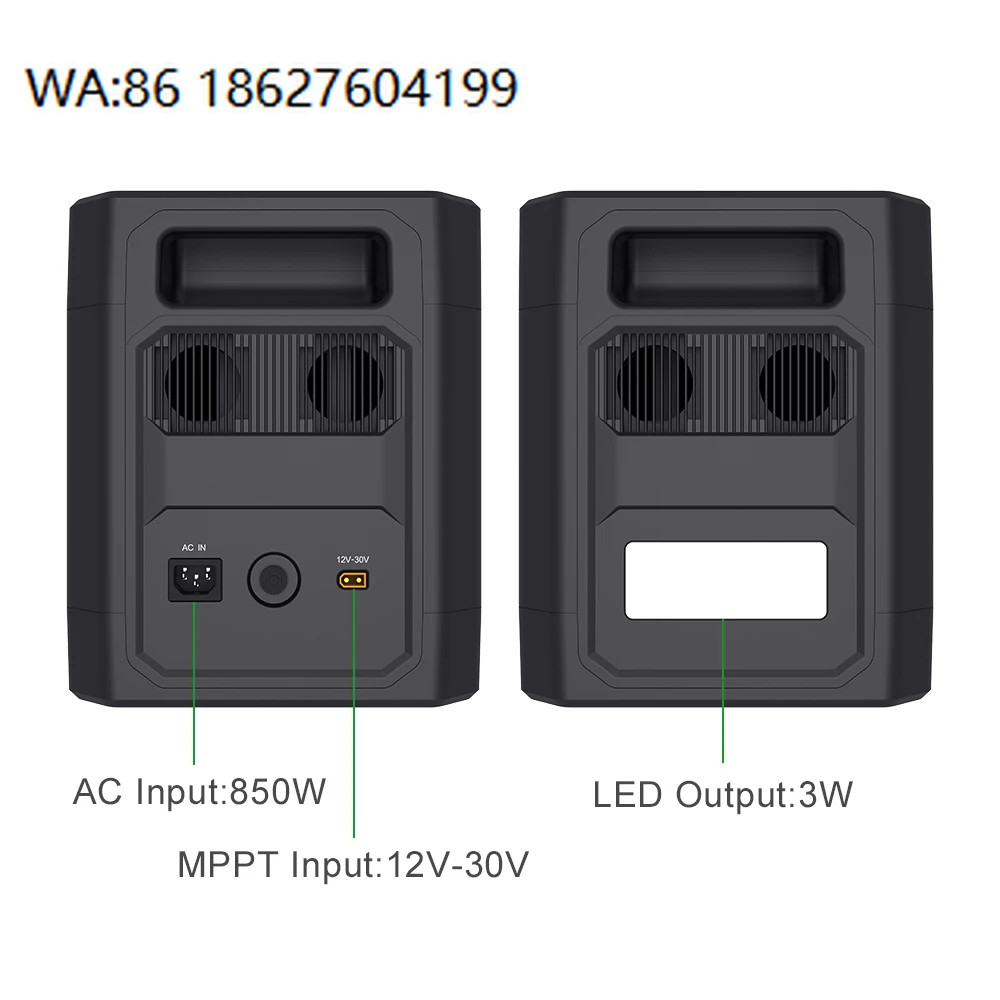 2000W Gas-Free Portable Solar Generator Complete Off-Grid System 220V Household Outdoor Emergency Power Station