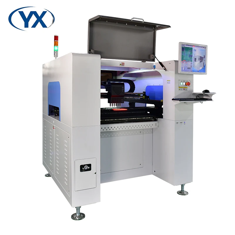 Limited Time Sales!The Newest Led Production Machine Manual Small PNP Machine SMT660 With 6pcs Head+Servo Motor+Guide Rail