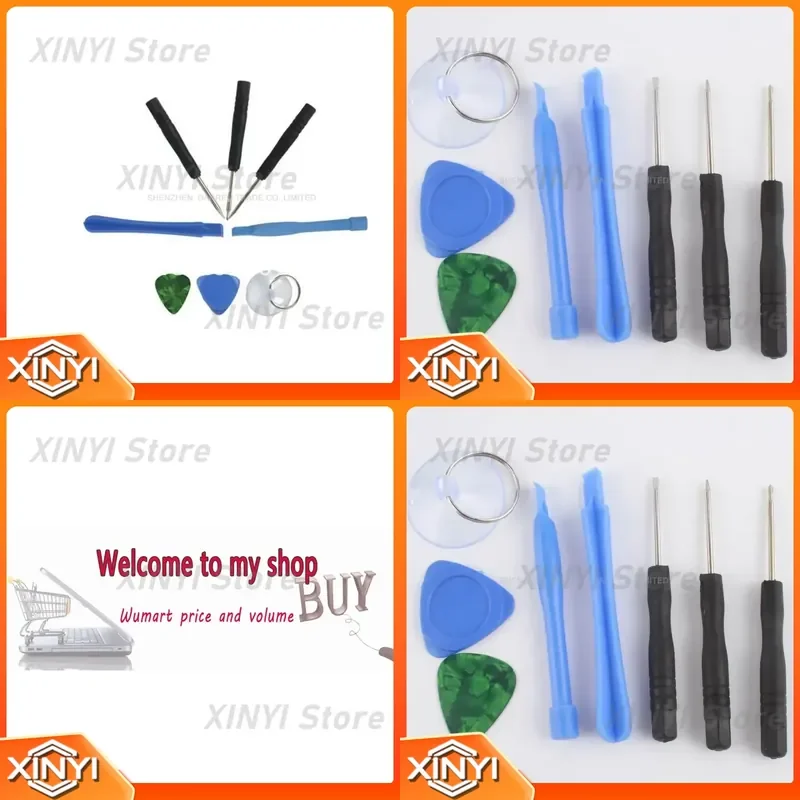 8 in 1 Pry Tool Opening Kit for Cell Phone Repair with Torx Screwdriver Set 200 Sets 1600 PCS for iPhone Samsung Huawei