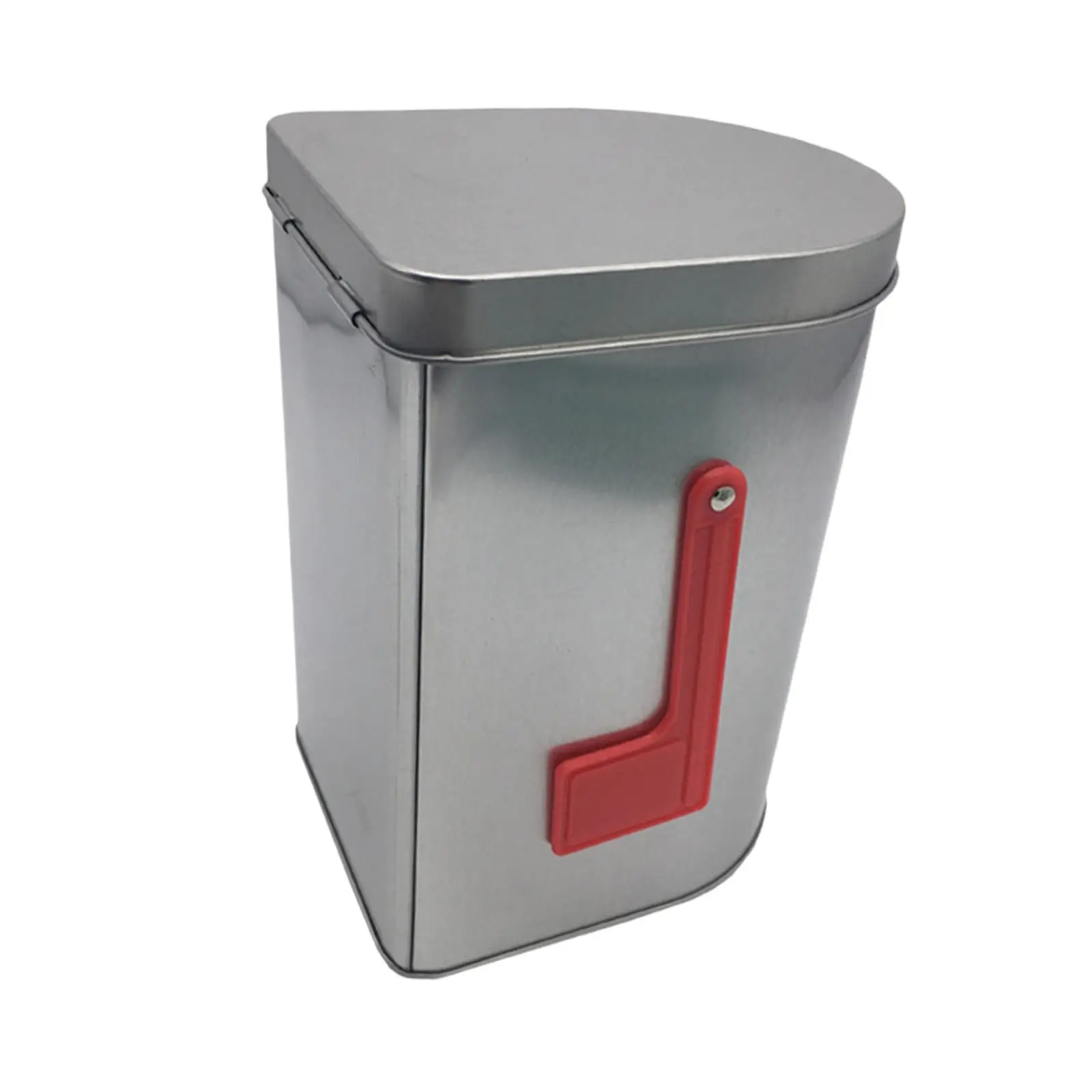 Tinplate Mailbox Christmas Storage Tin Decor Decorative Mail Box Present Box for Boys Girls Classroom Post Outside Mail House