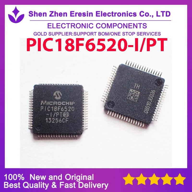 

Free shipping 5PCS/LOT PIC18F6520-I/PT TQFP64 New and original