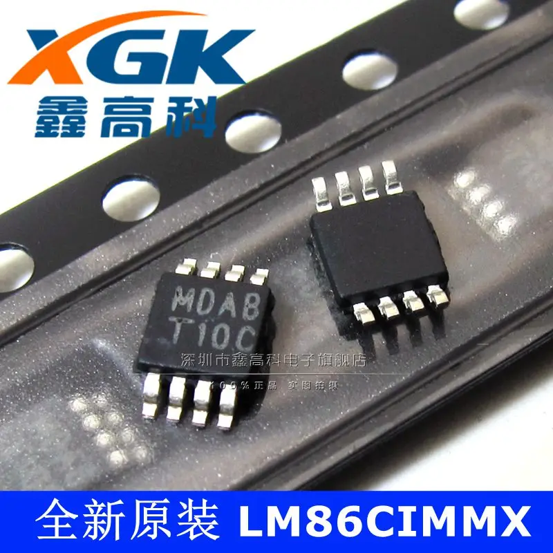 Free shipping   LM86CIMMX MDAB T10C  MSOP8     10PCS