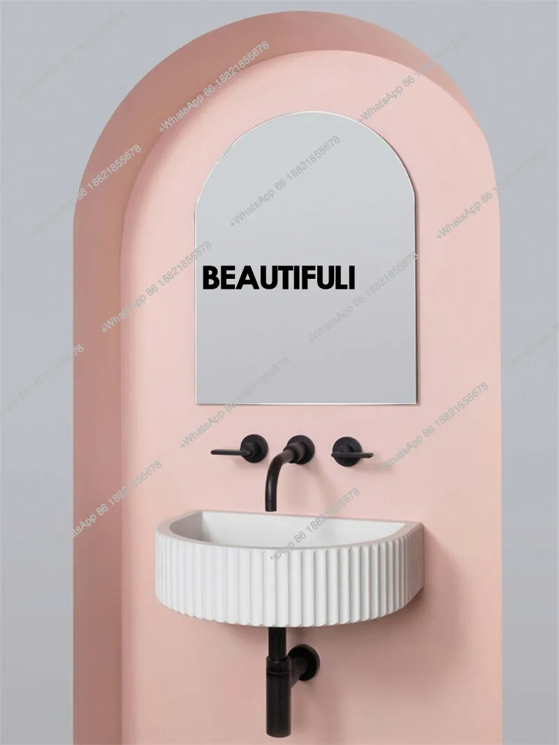 

Небольшой настенный умывальник, милый розовый мини-умывальник, простой умывальник