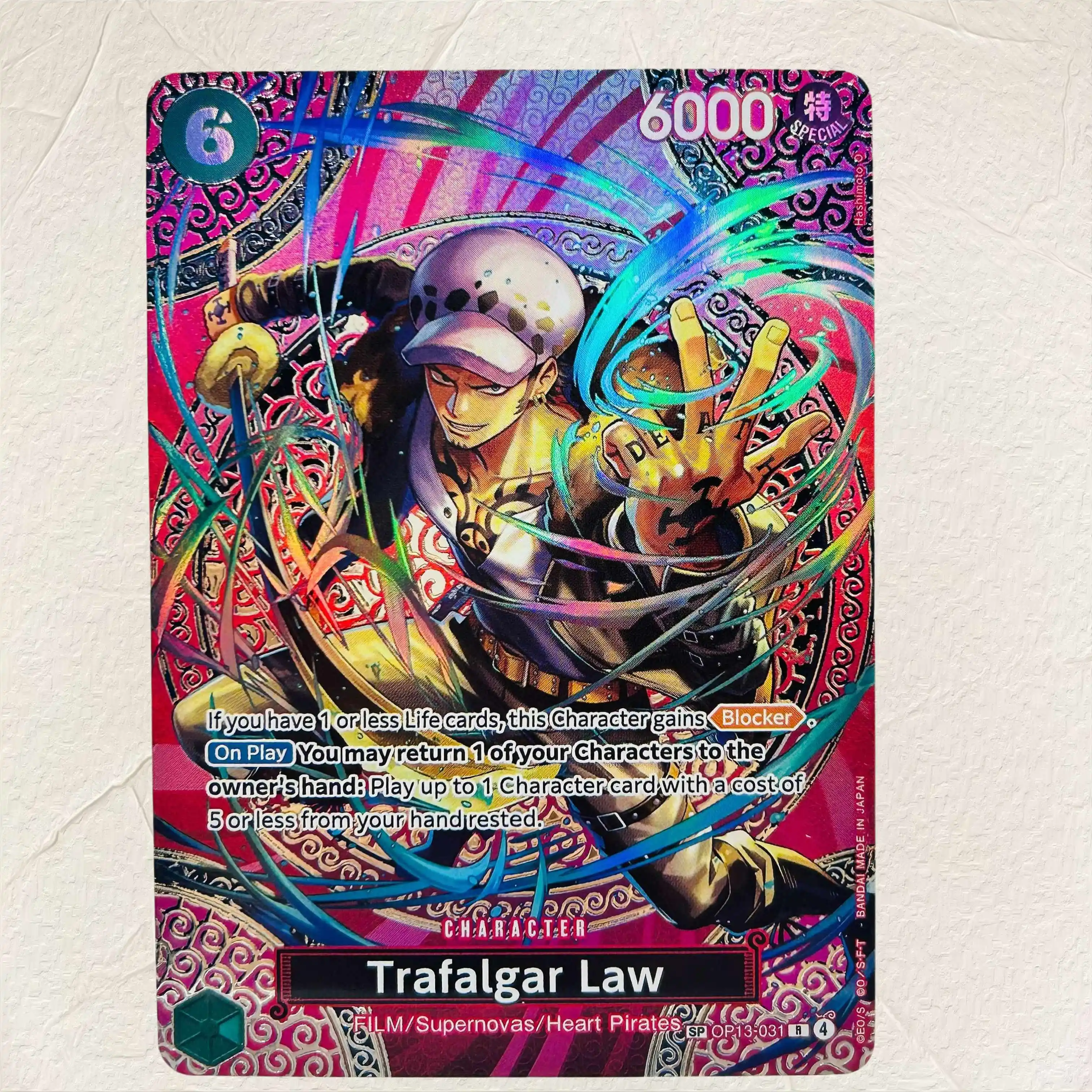 One Piece Luffy Nami Enel Bonney DIY 4Pcs Holographic Texture Cards EN Version Collectible Grade Classic Anime Collectible TCG view 4