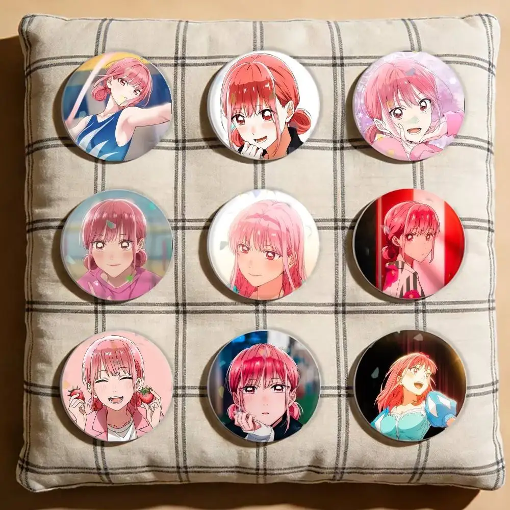 

Blue Box Hina Chono Laser Badge Creative Pins Brooch for Bag Clothes Hat Decor Gifts Fans Collect