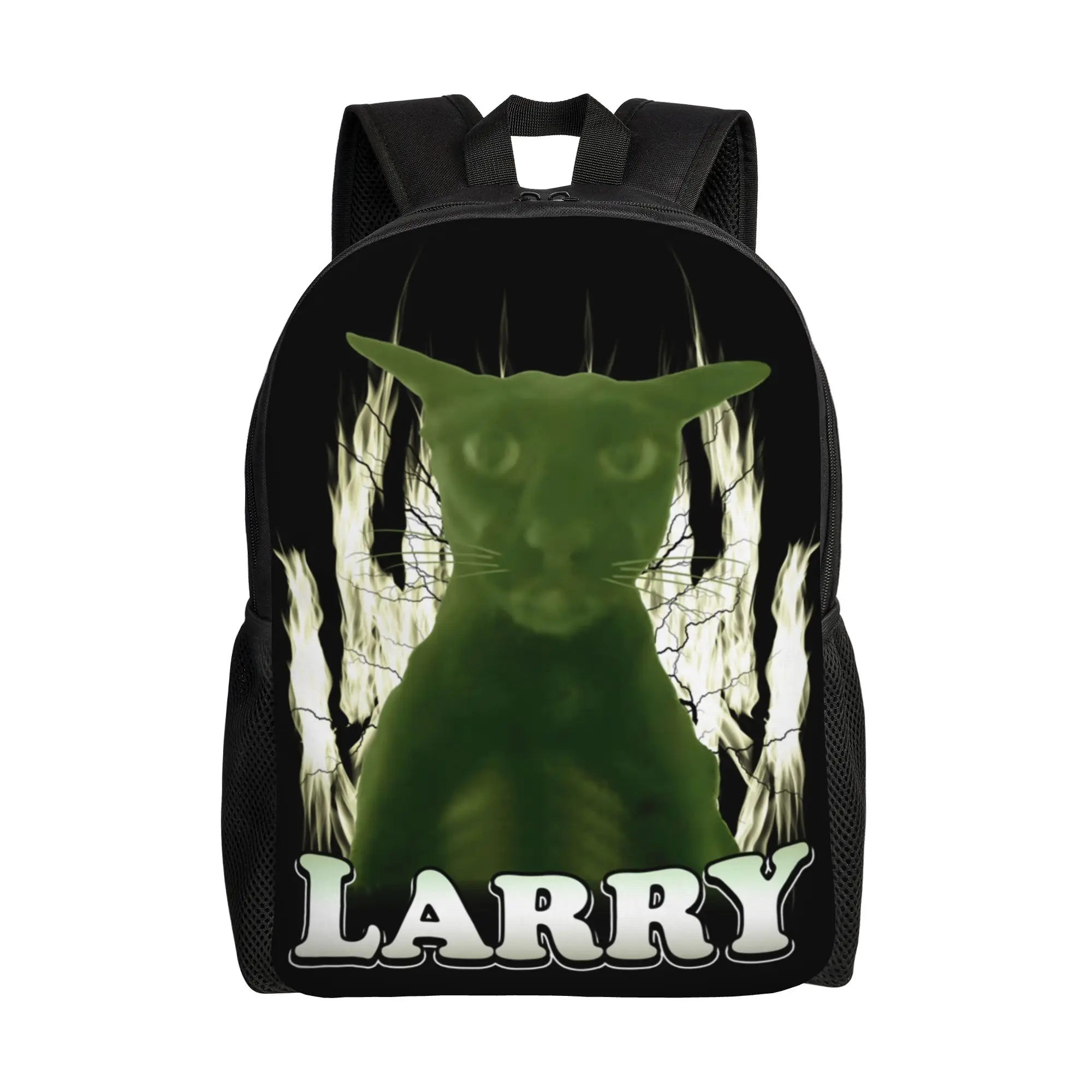 

Забавный рюкзак с мемом Evil Larry Cat Dank Brainrot для подростков, студентов, мужчин и женщин, для учебы и работы, повседневный, на плечо