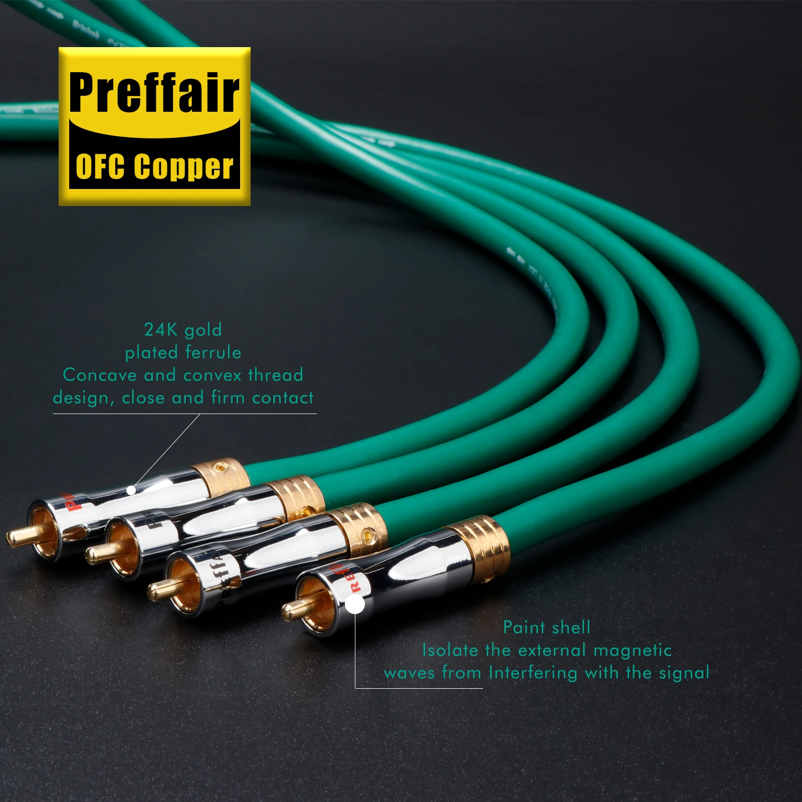 MCINTOSH 2328 4N 순수 구리 Hifi 은도금 2RCA HiFi 오디오 케이블 RCA-RCA 오디오 상호 연결 케이블 Audiophile