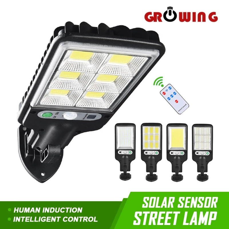 

LED human body infrared induction solar light control induction I65 is suitable for outdoor courtyard Wall Street lighting