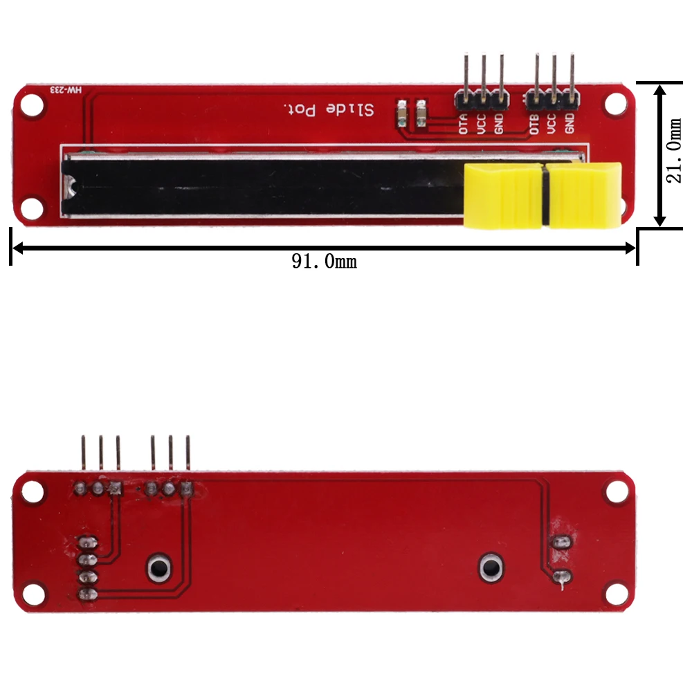 Slide Potentiometer 10K Linear Module Dual Output for Arduino AVR Electronic Block