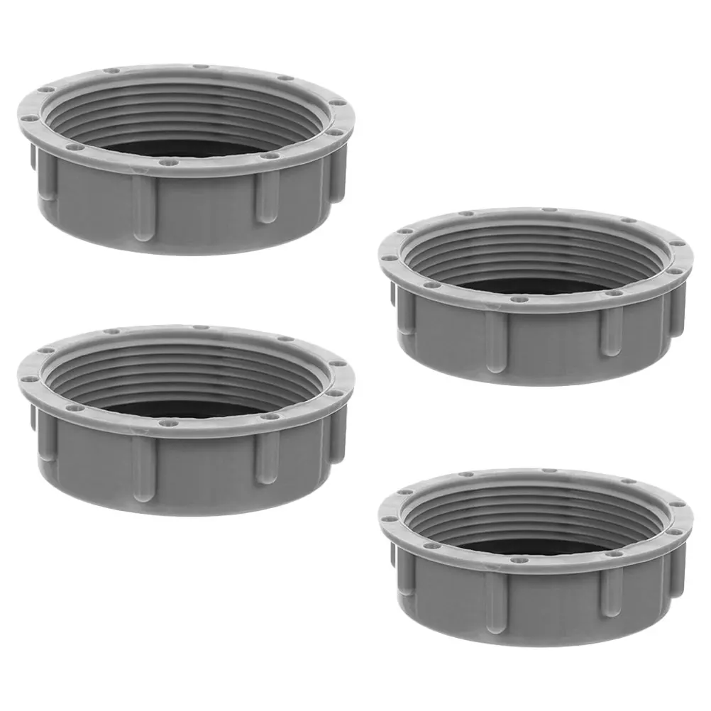 

4pcs Drain Pipe Caps Kit Durable Lightweight Easy Clean Home Kitchen Essential Drain Pipe Protective Covers Blanking Caps