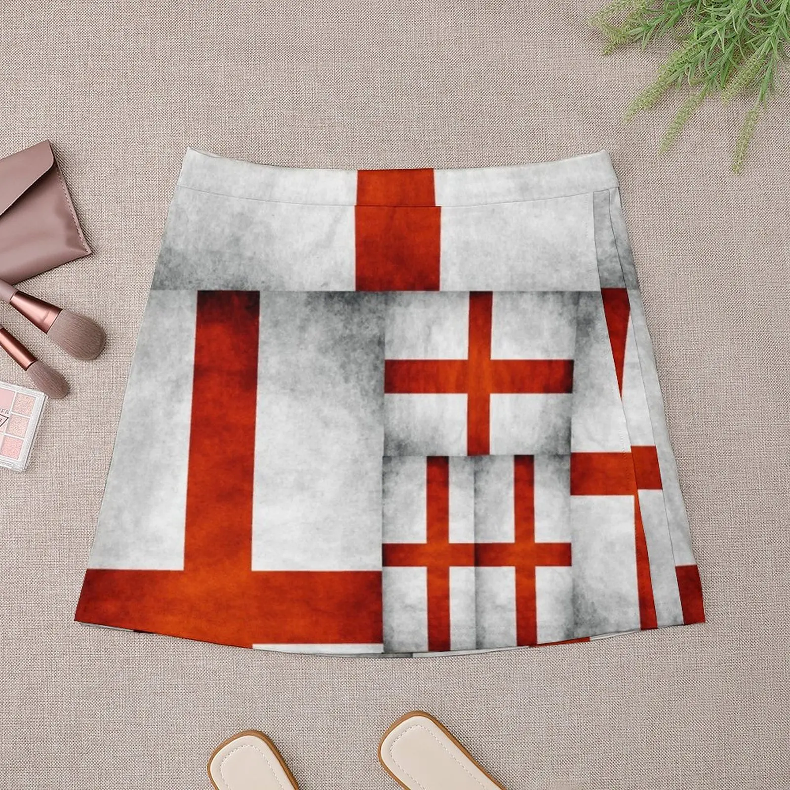 England St George Flag T Shirt and Hoodie Mini Skirt korean style clothing Kawaii