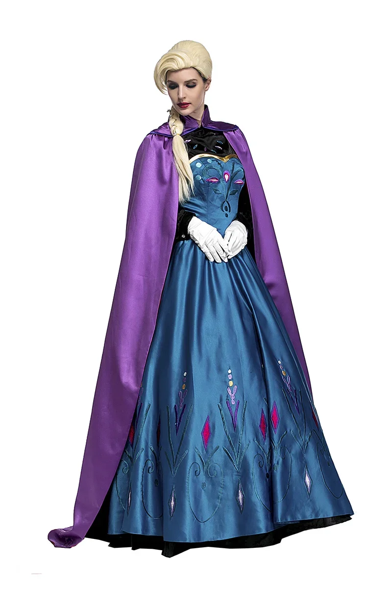 frozen princess dress for adults Anna Skater Dress, Princess dress for trips, cosplay 3XL