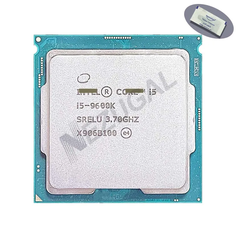 I5-9600K I5 9600K SRG11 SRELU 3.70 up to 4.60 Ghz Six Core 9M 95W LGA1151 CPU processor