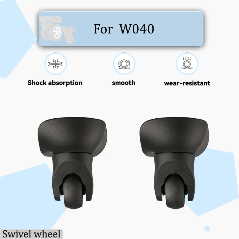 

For W040 - Wear-Resistant Upgraded Version Luggage Trolley Castor Wheel Accessories - Includes Anti-Detachment Screws