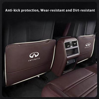 1pcs Car Seat Back Anti Kick Pad Scratch Mat For Infiniti QX60 QX70 QX80 QX50 QX30 Q70L Q60 Q50 Q60S Q30 ESQ