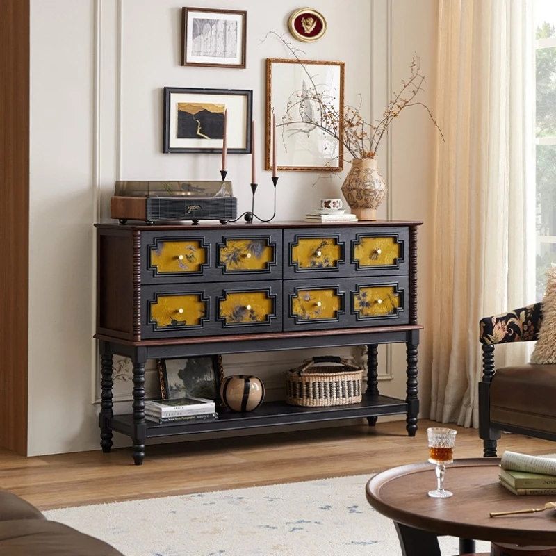 

Medieval style entrance entrance entrance cabinet, living room, fragrant cloud yarn counter, locker, side cabinet, locker