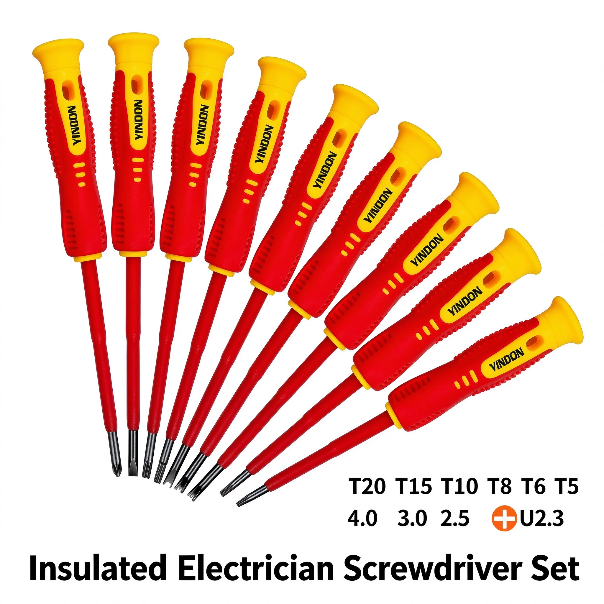 Electrician Insulated Screwdriver Set Torx Driver Magnetic Bit Set for Phone Laptop Watch Professional Precision Tools