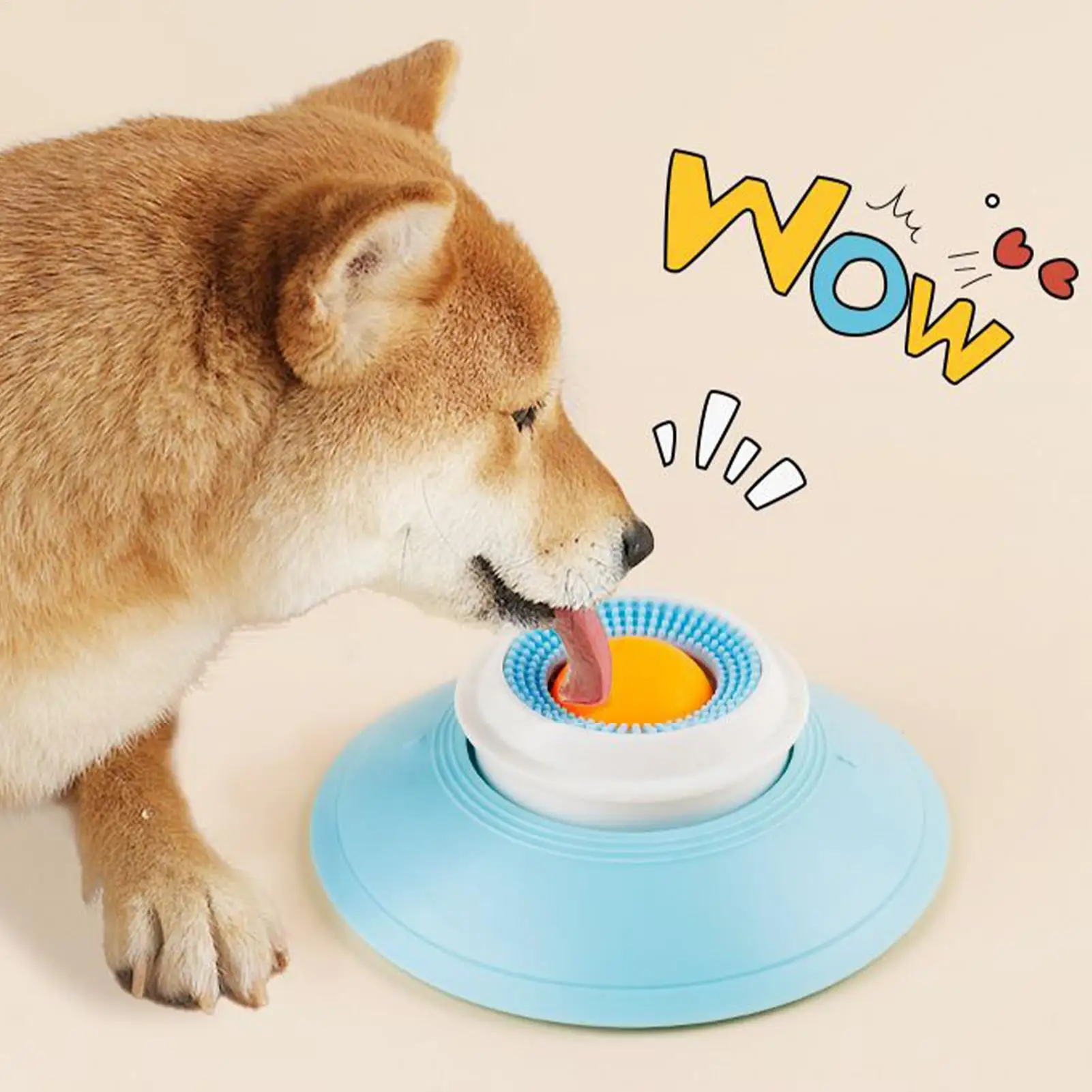 Licking Mat for Dogs Slow Feeder Dog Bowls Anti-Choking Snuffle Pet Calming Mat for Small Medium and Large Breed Animals
