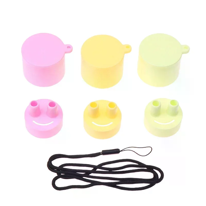 Herbal Inhalant Inhaler Accessory Two Nostrils Sticks Inhaler Tubes Cap Portable Reusable Nasal Inhalers Nasal Suction Cap