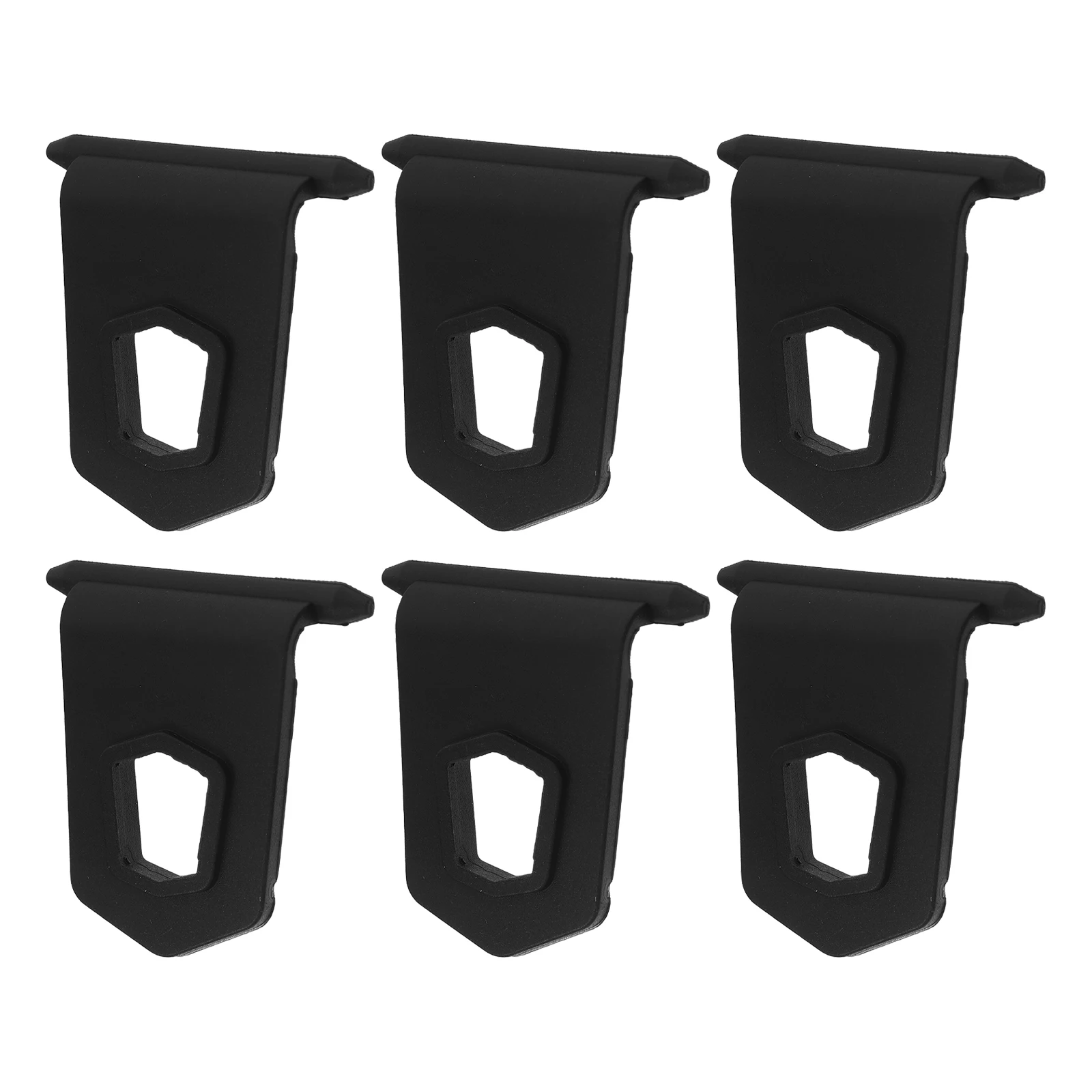 

6pcs Awning Hooks Rubber Clips for RV Camping Tent Supplies Outdoor Activity Clothes Hanger Storage Easy Installation Versatile