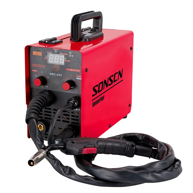 New Portable 3-in-1 MIG/MAG/MMA IGBT Inverter Gasless Welding Machine with DC Motor