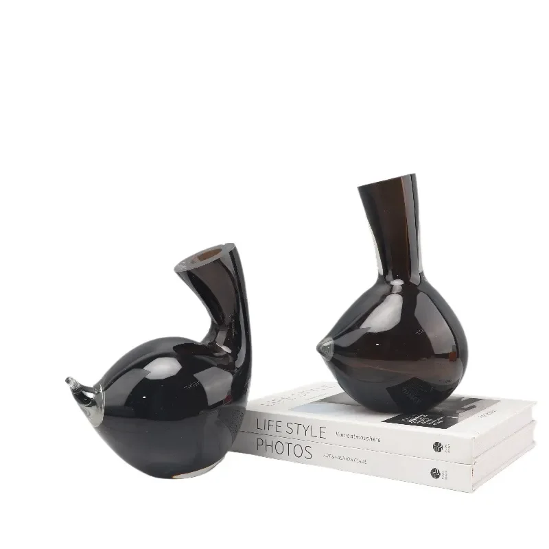 Nordic Creative Unique Shape Multi-functional Vase Ornament for Living Room Dining Room Bedroom Entrance Home Decoration