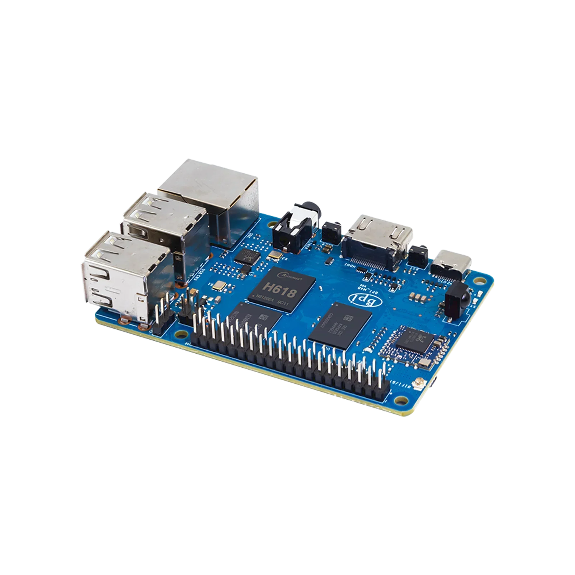 Banana Pi BPI-M4 Berry Allwinner H618 Quad-Core ARM Cortex™Computador de placa única SBC, Wi-Fi e Bluetooth, 2G LPDDR4, 8G, A53, 8G