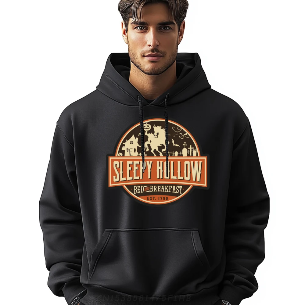 

Happy Halloween Sleepy Hollow bed and breakfast Big And Tall Sweatshirts SOFT Luxury Brand National Flag Day