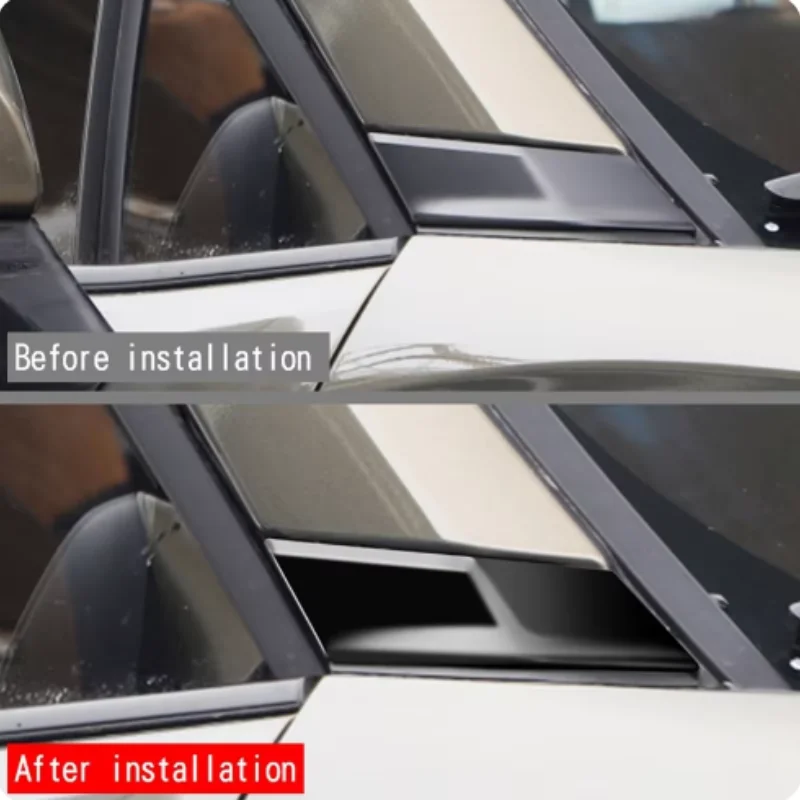 ABS Car A-Pillar Molding Trim For Toyota Corolla Cross XG10 2022 2023 2024+ Frame Stick Decoration Cover Exterior Accessories