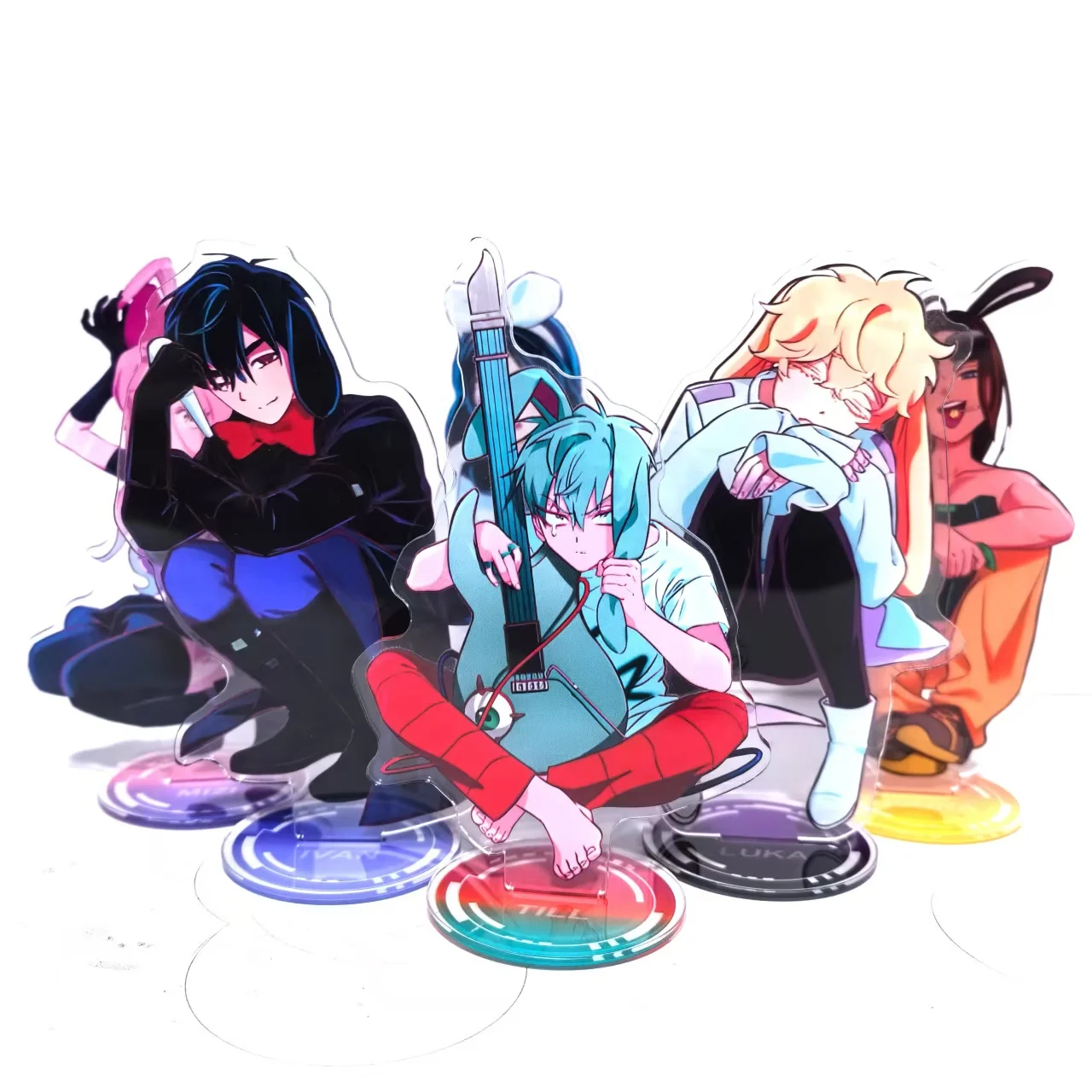 Anime Alien Stage Ivan Sua MiZi Till Luka Hyuna Acrylic Ornament Stand Figure Model Display Plate Desktop Decoration Gift