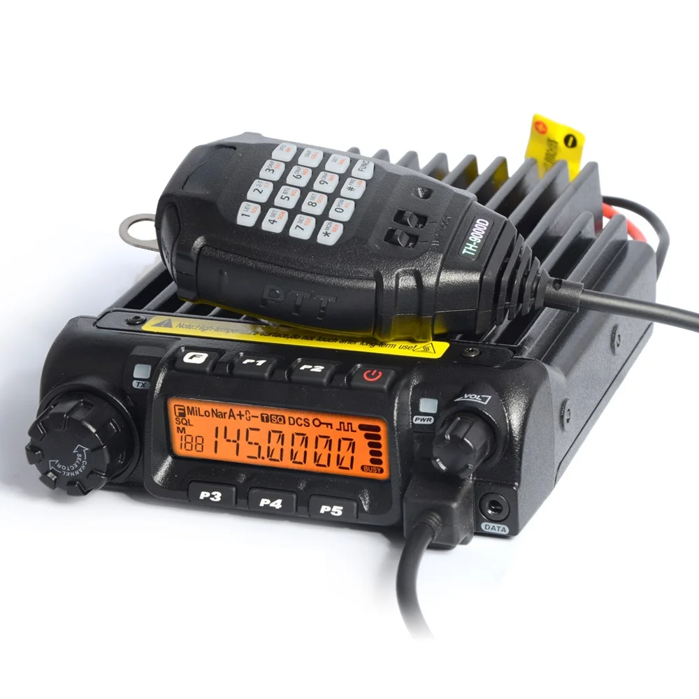 New Design DTMF CTCSS/DCS Mobile Radio Car Radio Vehicle Radio With Long Range Communication 100km