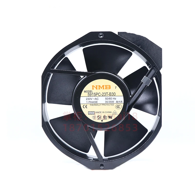 Original 17cm 17238 5915PC-23T-B30 220V aluminum frame cabinet AC cooling fan