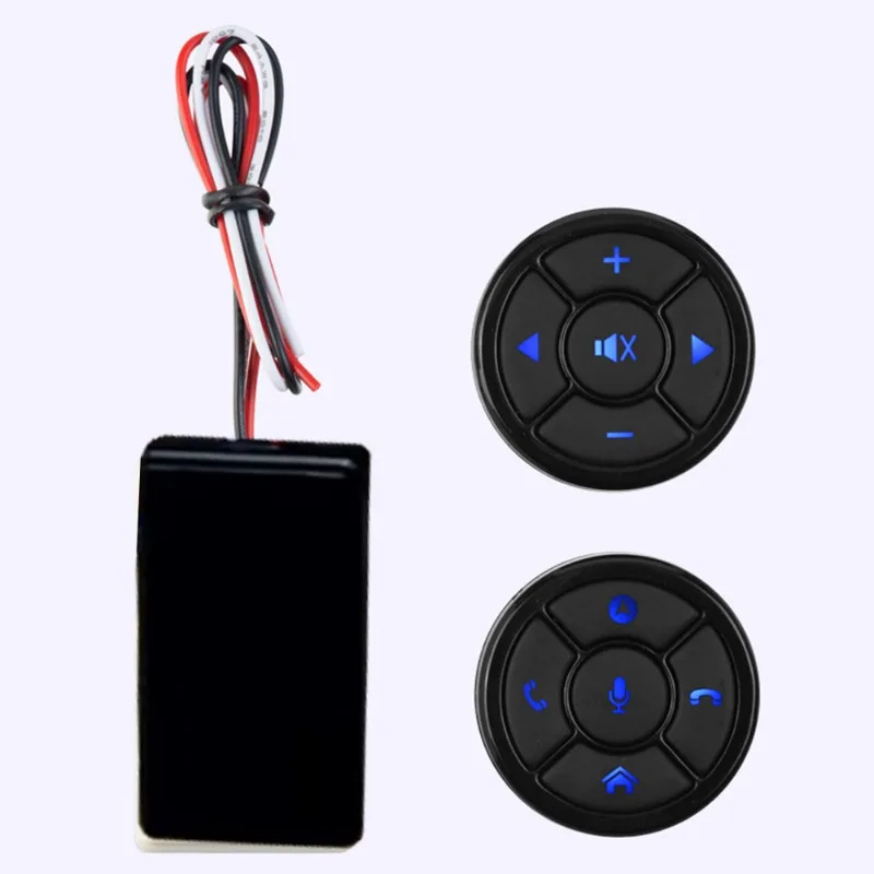 Автомобильный Android, мультимедийное управление на большие расстояния, умные кнопки, беспроводной пульт дистанционного управления, 10 клавиш, рулевое колесо, радиоконтроллер